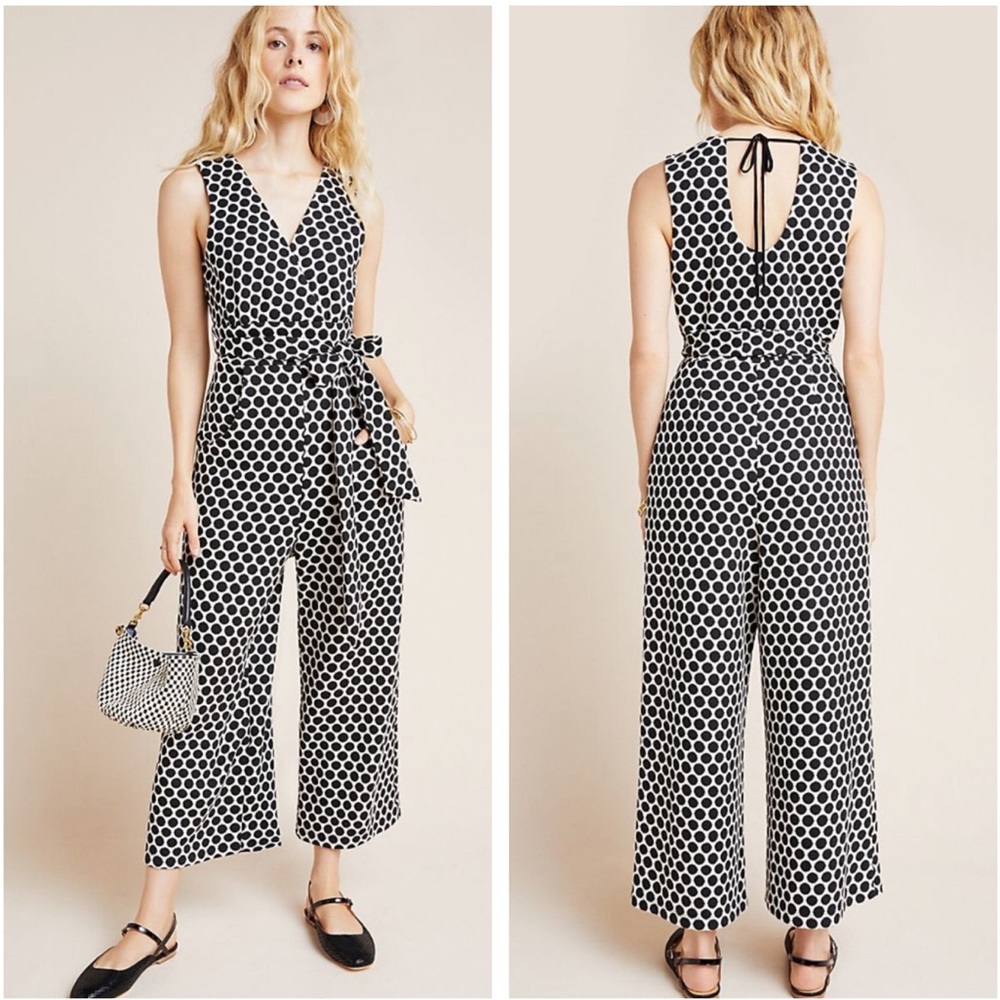 Anthropologie Masha Abstract Knit Jumpsuit